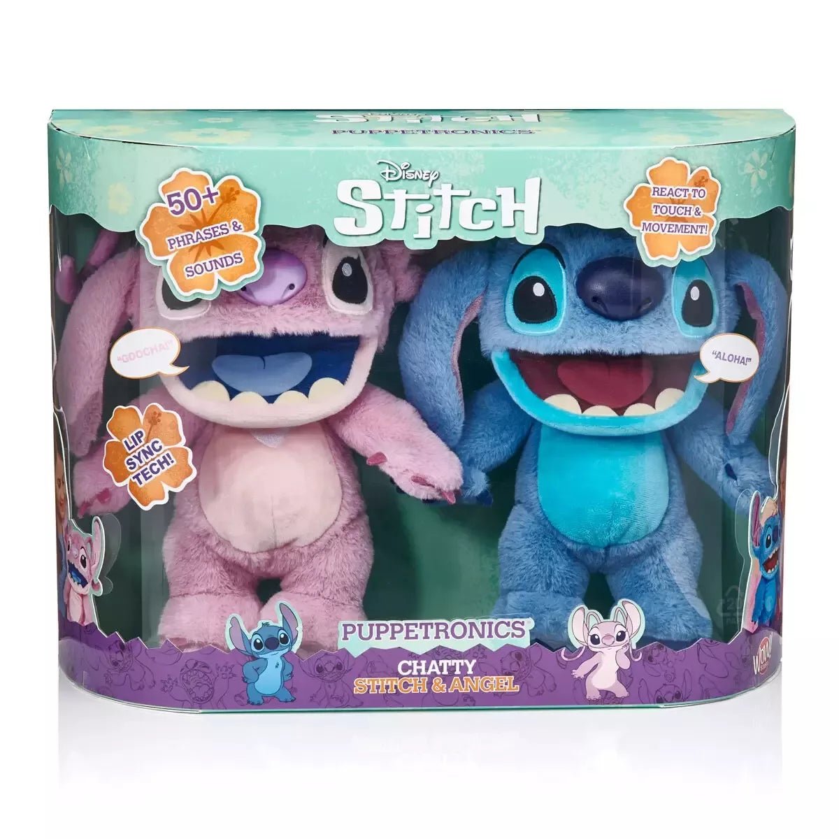 wow-stuff-disney-chatty-stitch-angel-deluxe-puppetronic-twin-pack-9446020 Disney Chatty Stitch & Angel Deluxe Puppetronic Twin Pack