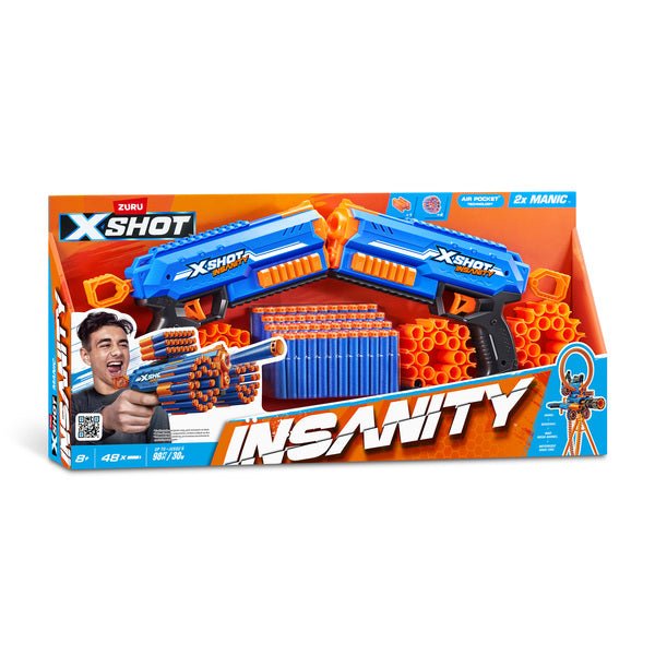 Pack of 2 XSHOT Insanity guns