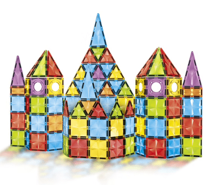 100-Piece Magnetic Tile Construction Set