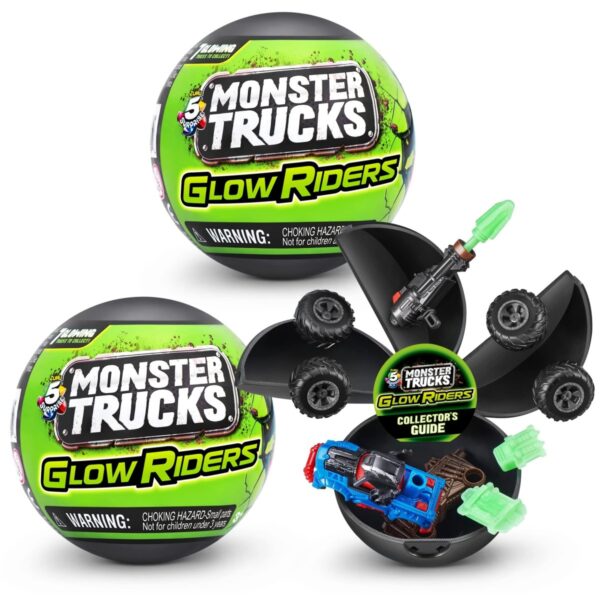 Glow Riders Monster Trucks Mystery Capsule