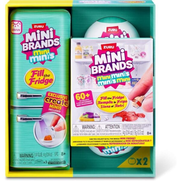 Mini Brands Fill the Fridge Series 1 con 2 Capsules