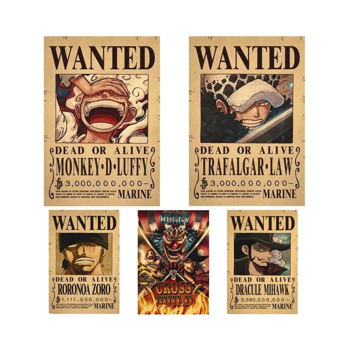 0012-6248123908865334490 One Piece Wanted Poster