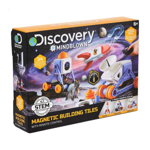 Discovery oy Magnetic Tiles with Remote Control Set