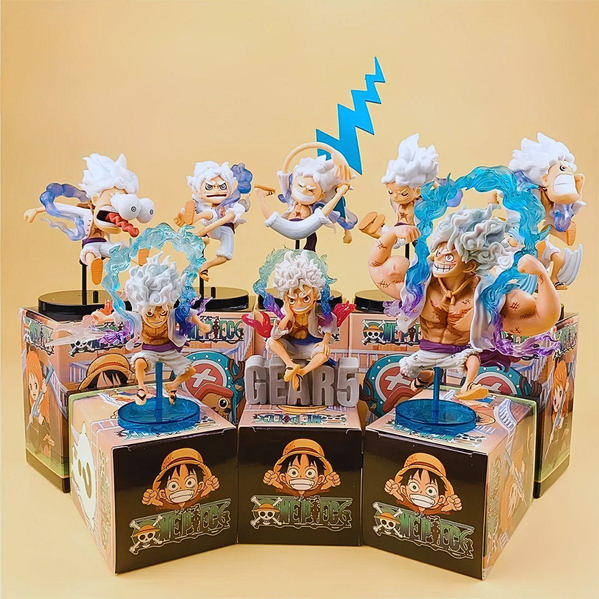 0120-5896843150611702386 One Piece Luffy Gear 5 8 Pcs Collection