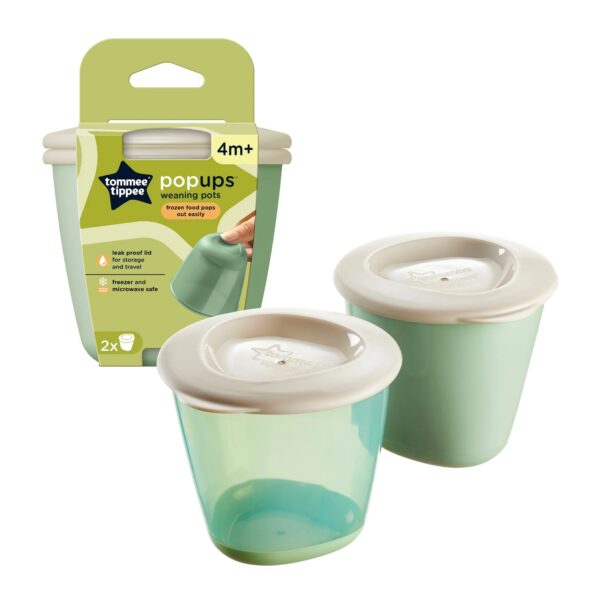 Explora Pop Ups Weaning Pots – 2pcs