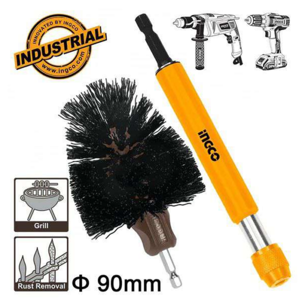 Abrasive Bristle Brush INGCO