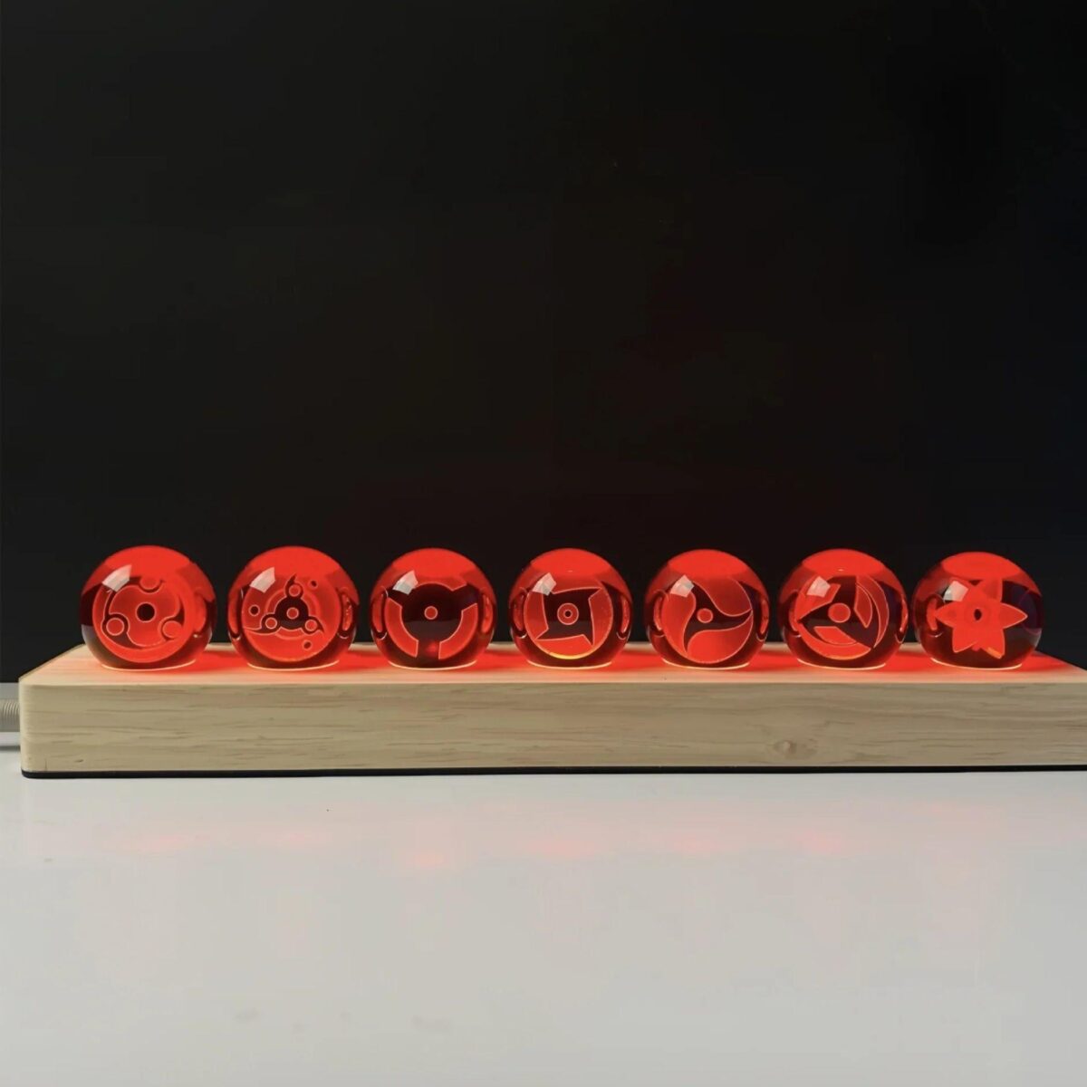 0238-9214873078227625474 Naruto Sharingan Crystal Ball Night Light Lamp Set