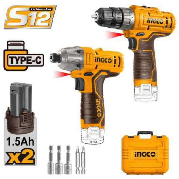 Cordless Screwdriver Set INGCO