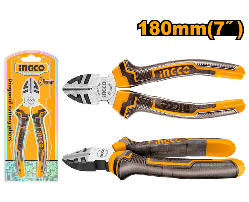 02_diagonal_cutting_pliers_180mm Diagonal Cutting Pliers 180mm INGCO - Image 1