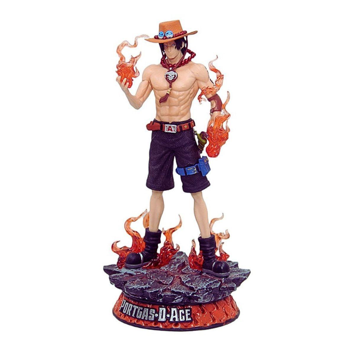 0311-6069104888742032038 One Piece Portgas D Ace Anime Figure 25cm