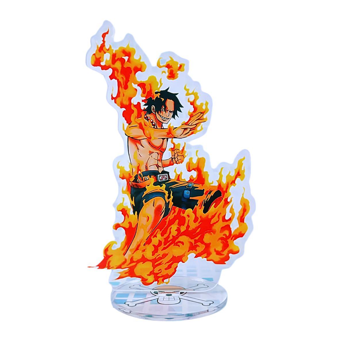 0366-6476681085621713795 One Piece Ace Acrylic Figure