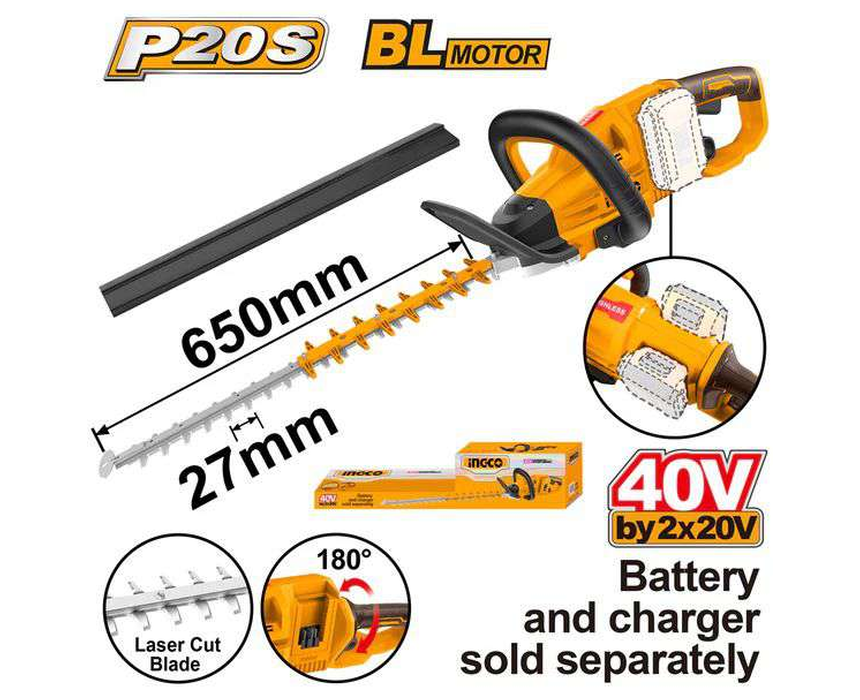 03_cordless_hedge_trimmer Cordless Hedge Trimmer INGCO - Image 1