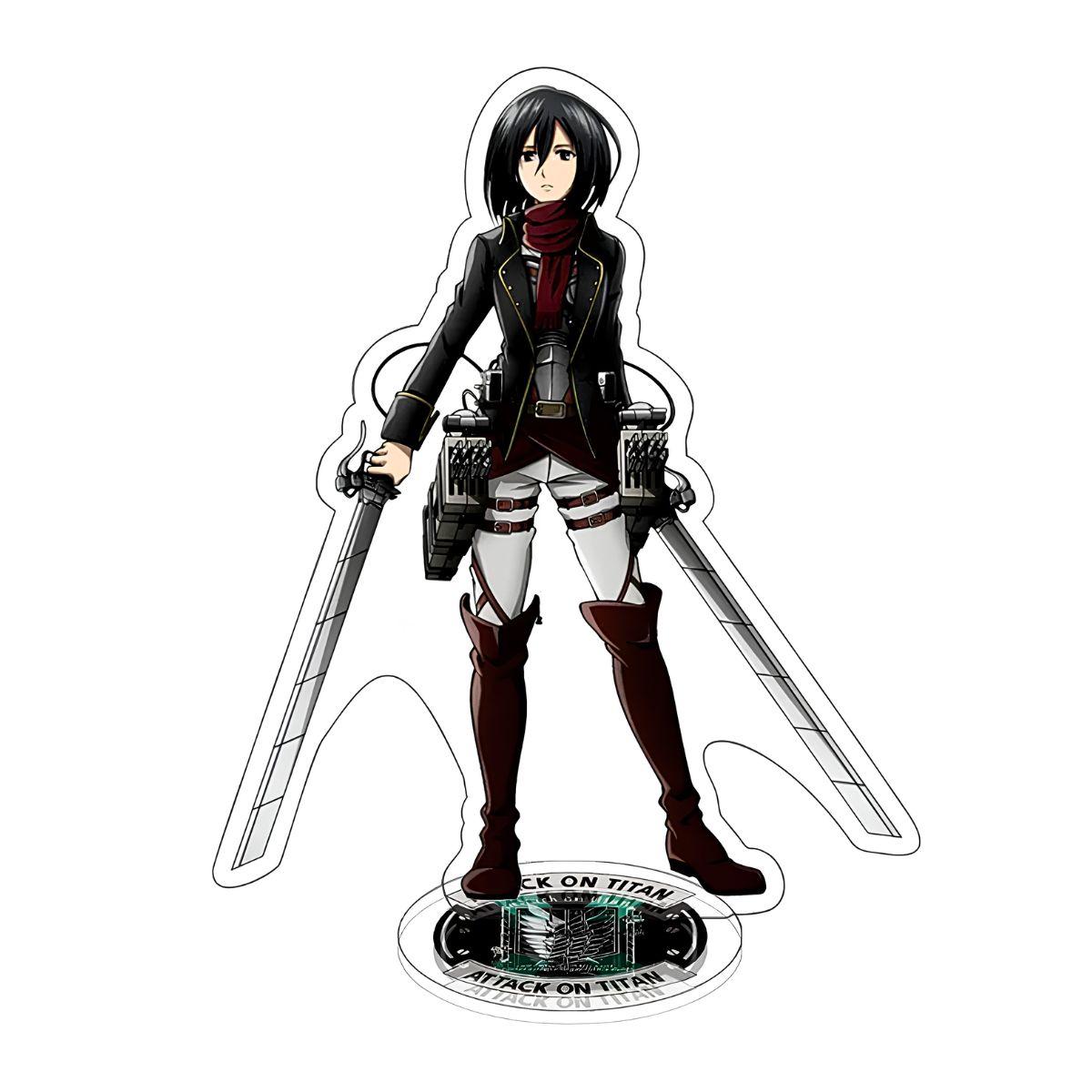 0413-651275052120295896 Attack On Titan Mikasa Acrylic Figure