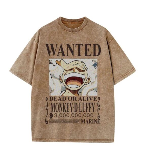 One Piece T Shirt Wanted Gear 5