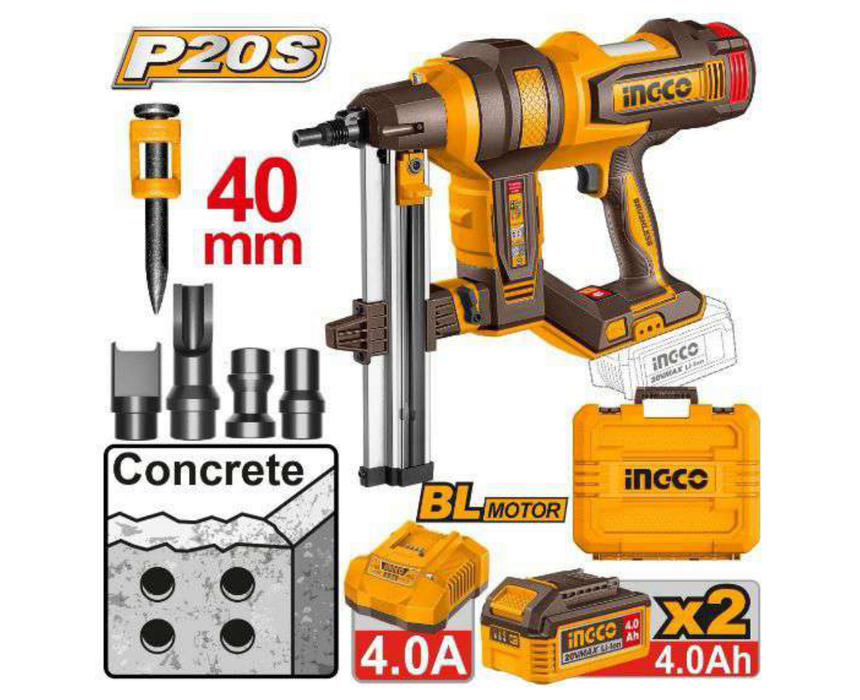 04_brushless_concrete_nailer Brushless Concrete Nailer INGCO - Image 1