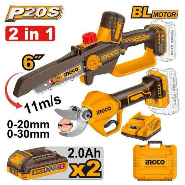 Cordless Pruner Shear Kit INGCO