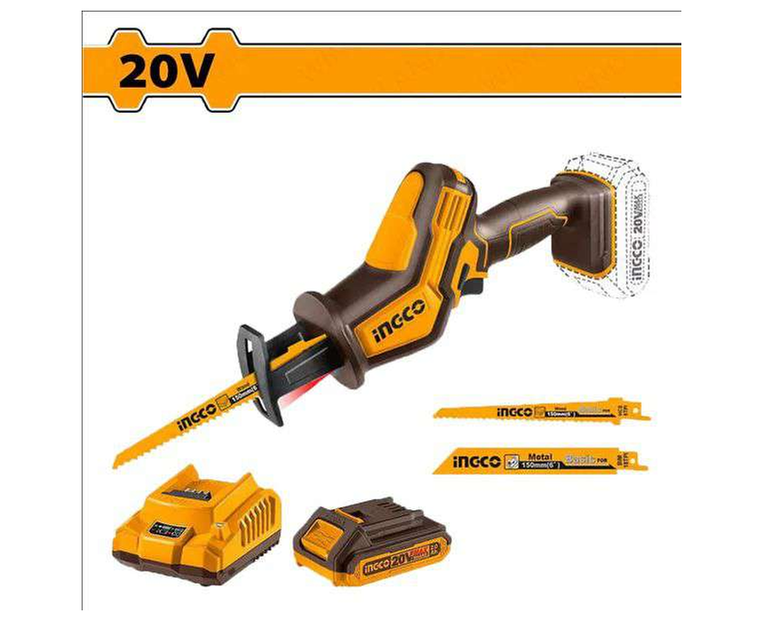 06_cordless_reciprocating_saw Cordless Reciprocating Saw INGCO - Image 1
