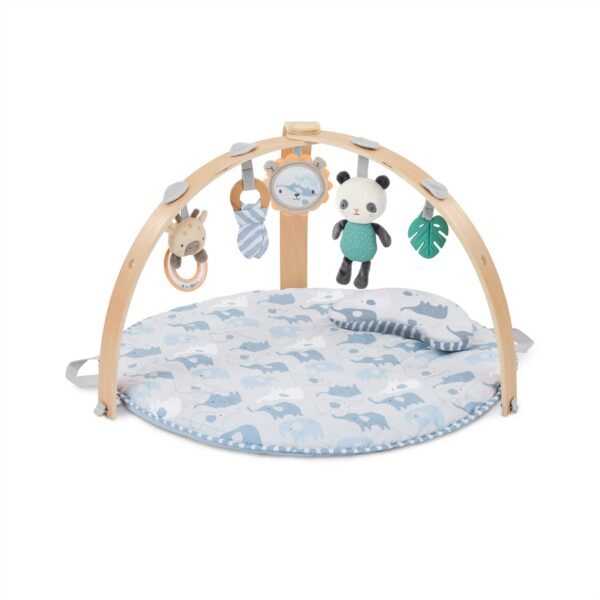 Cozy Spot Duvet Activity Gym with Self-Storage - Elephant March
