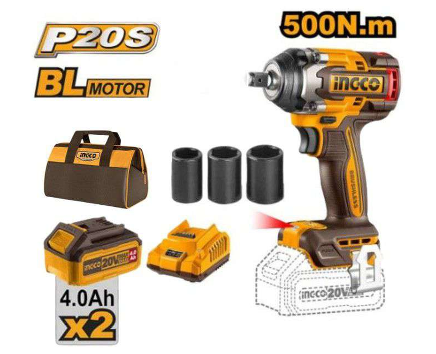 07_brushless_impact_wrench Brushless Impact Wrench INGCO - Image 1