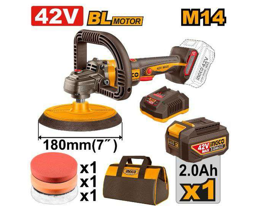 08_cordless_polisher Cordless Polisher 180mm INGCO - Image 1