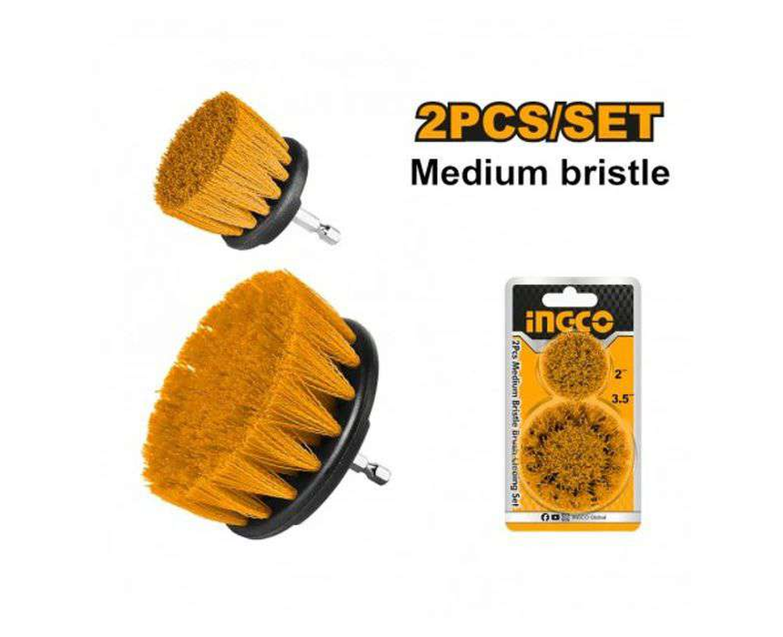 08_medium_bristle_brush_set_2pc Medium Bristle Brush Set - Image 1