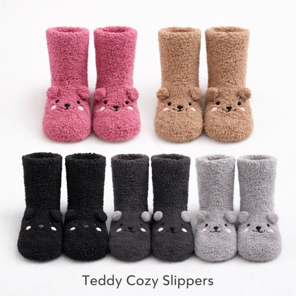 A.Teddy Cozy Slippers