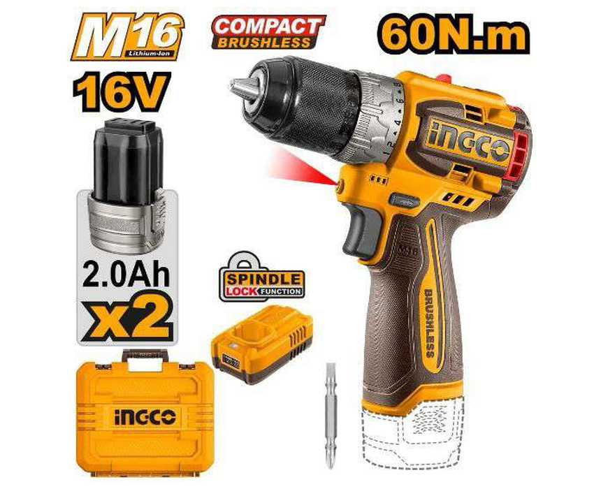 09_compact_brushless_drill Compact Brushless Drill INGCO - Image 1