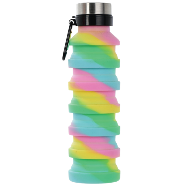 Swirl Tie Dye Collapsible Water Bottle