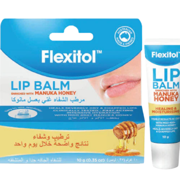 Flexitol Manuka Honey Lip Balm
