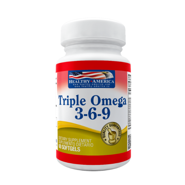 Triple Omega Softgels Balanced Fatty Acids Supplement