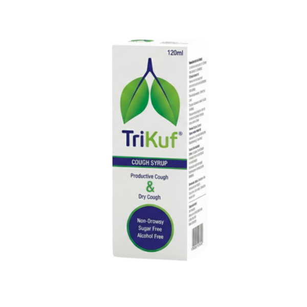 Trikuf Syrup For Dry And Productive Cough Relief