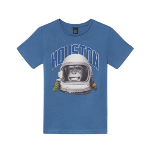 Houston White Short Sleeves Tshirt