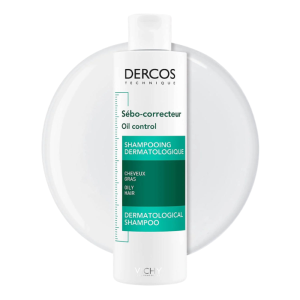 Vichy Dercos Oil Control Shampoo For Oily Hair And Scalp