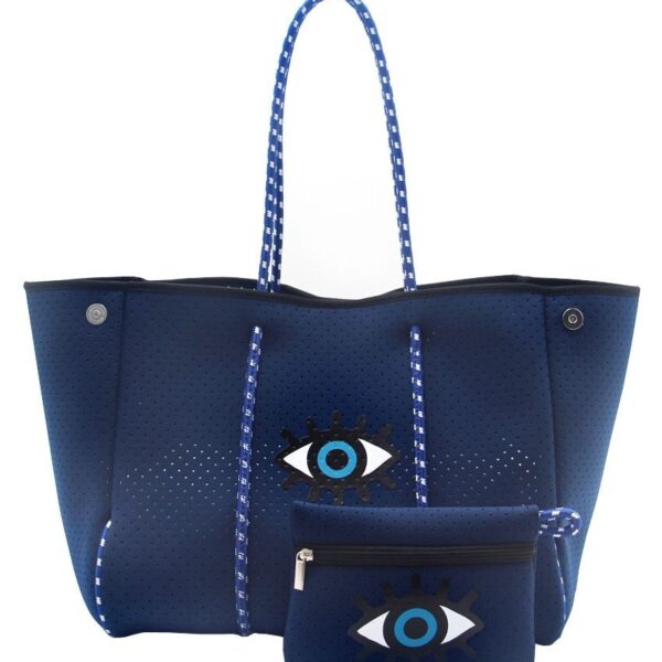 Cosmic Tote Bag: Blue Nazar