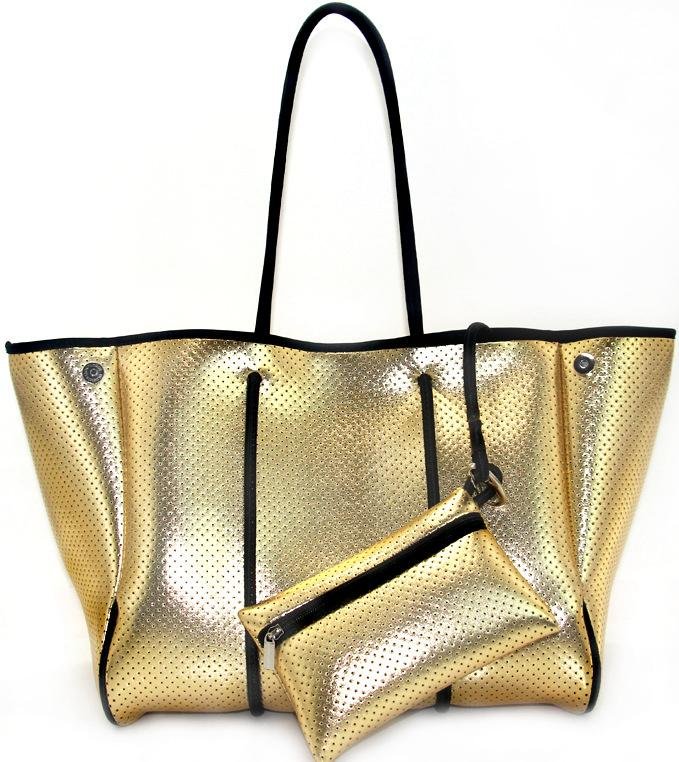 1000732742-1 Cosmic Tote bag : Metallic Gold