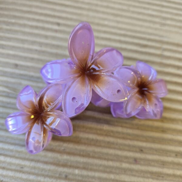 Triple Plumeria Clip