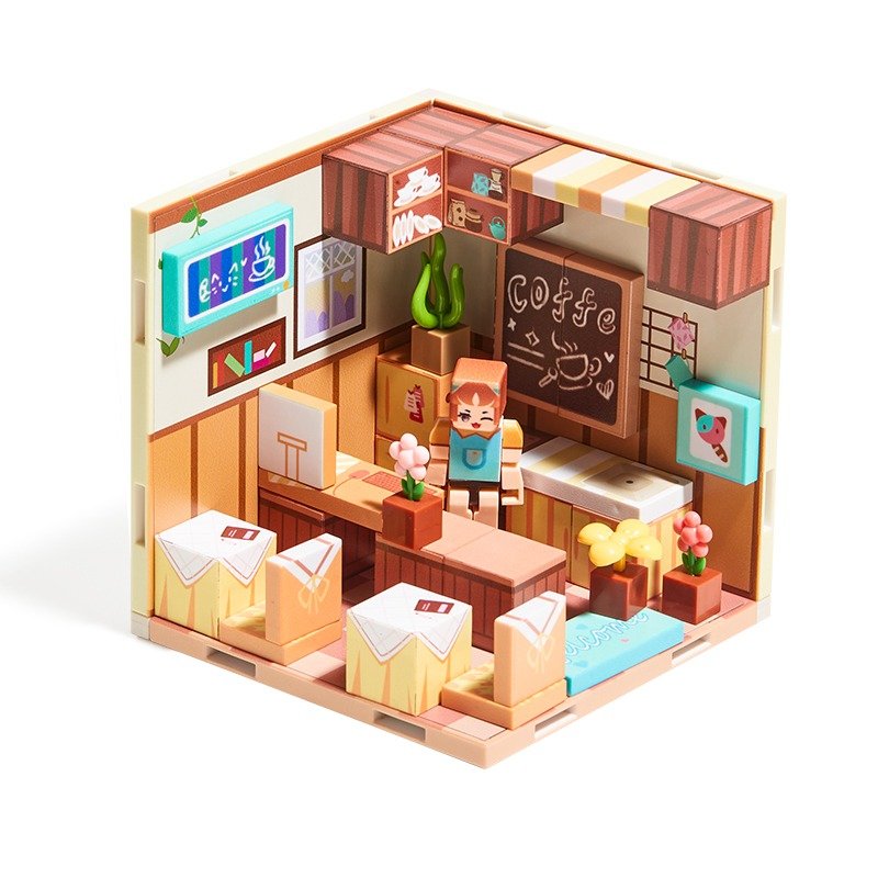 1000865954 DIY Magnet Building - Create a Mini 3D World of Fun