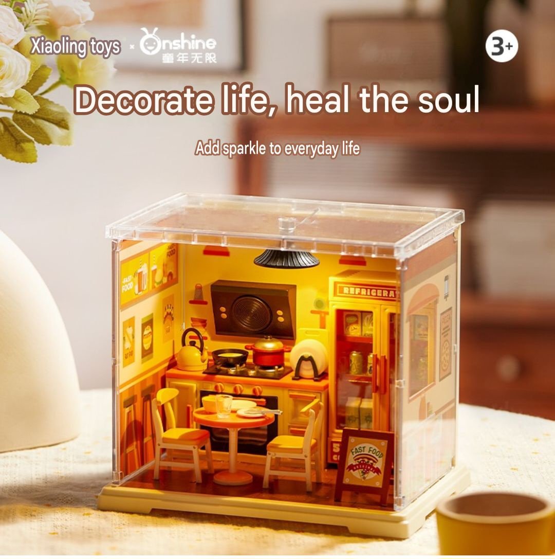 1000866898 DIY Miniature Dollhouse