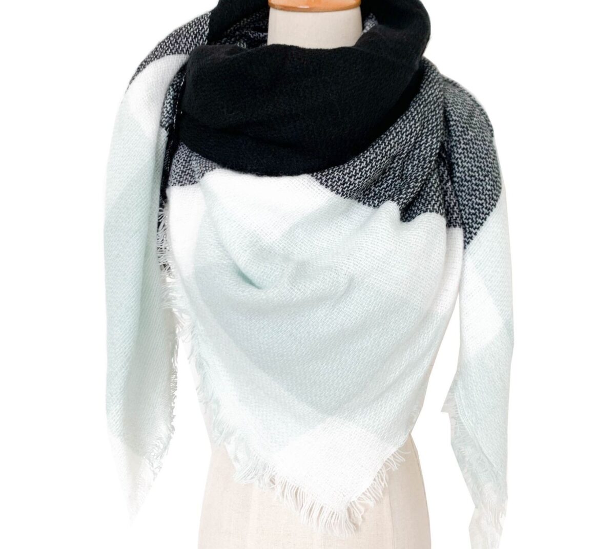 B. Square Scarf: Pastel green