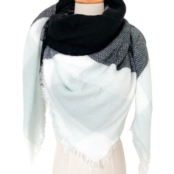 B. Square Scarf: Pastel green