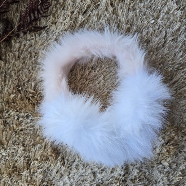 Ear Muffs: White heart