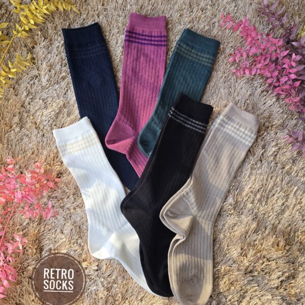 Retro Stripped Socks