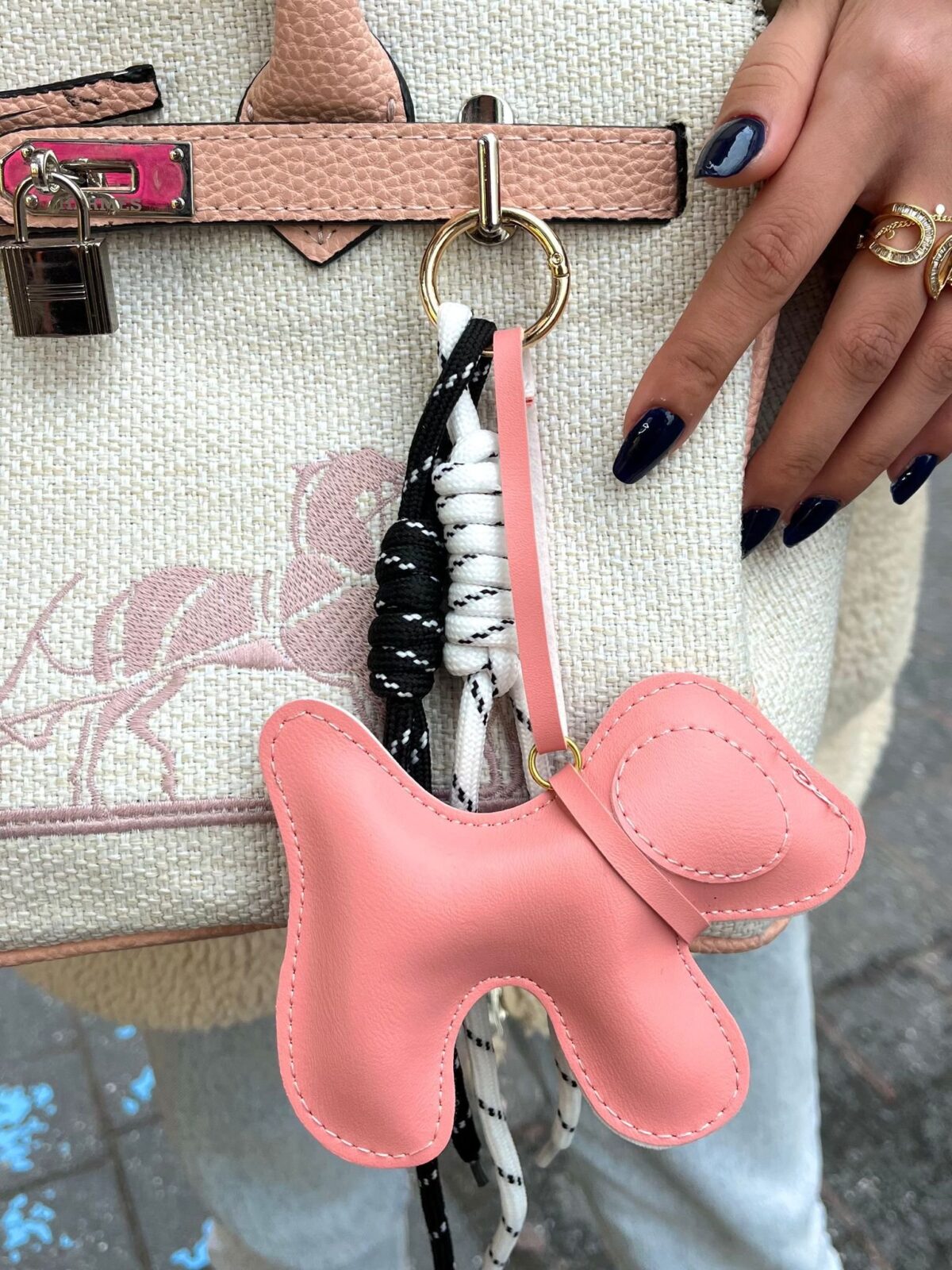A. Bag Charms: Pink Puppy