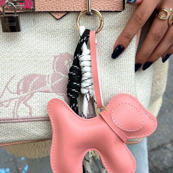 A. Bag Charms: Pink Puppy