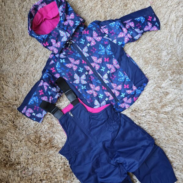 Toddlers Ski Set: Butterflies