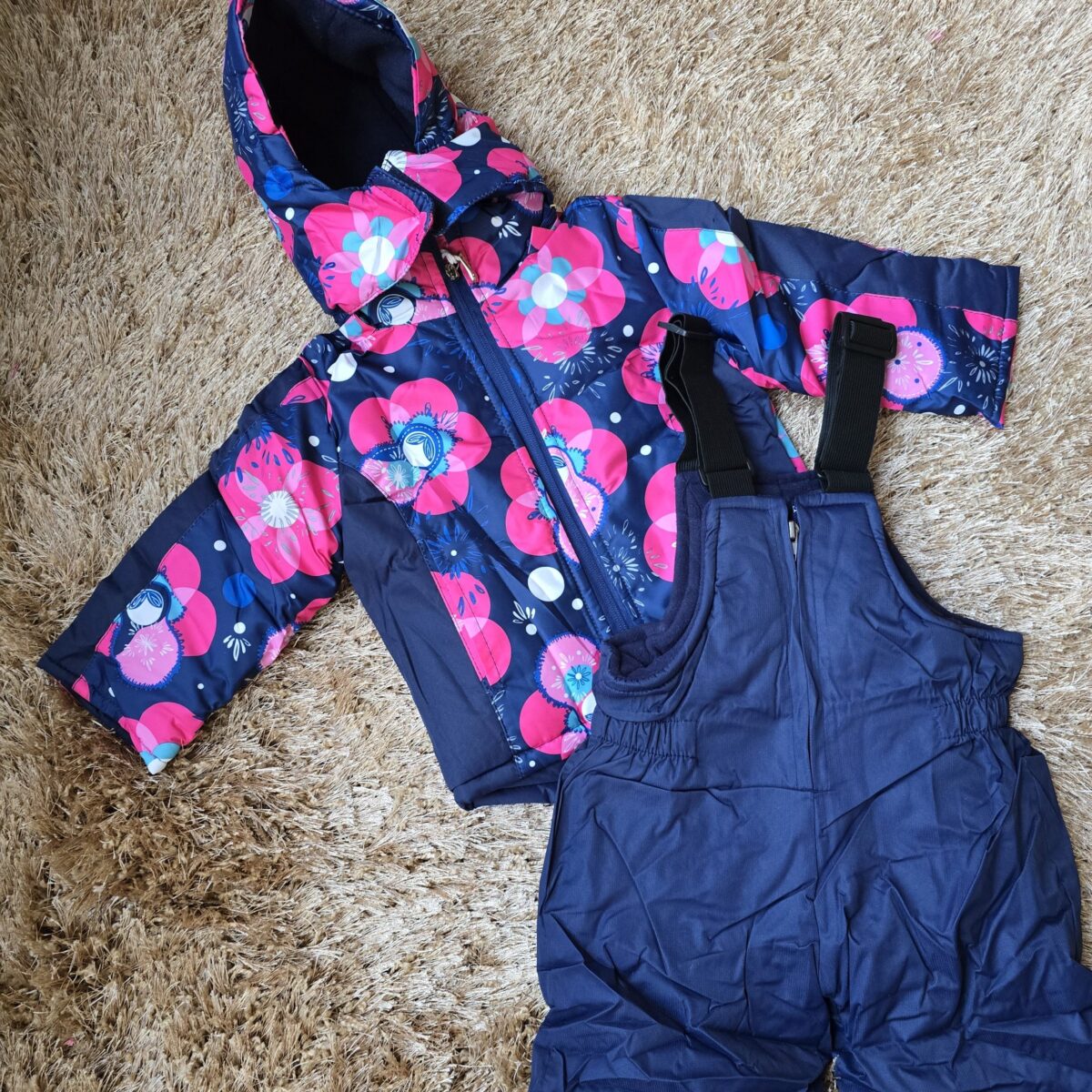 A. Toddlers Ski Set: Flowers