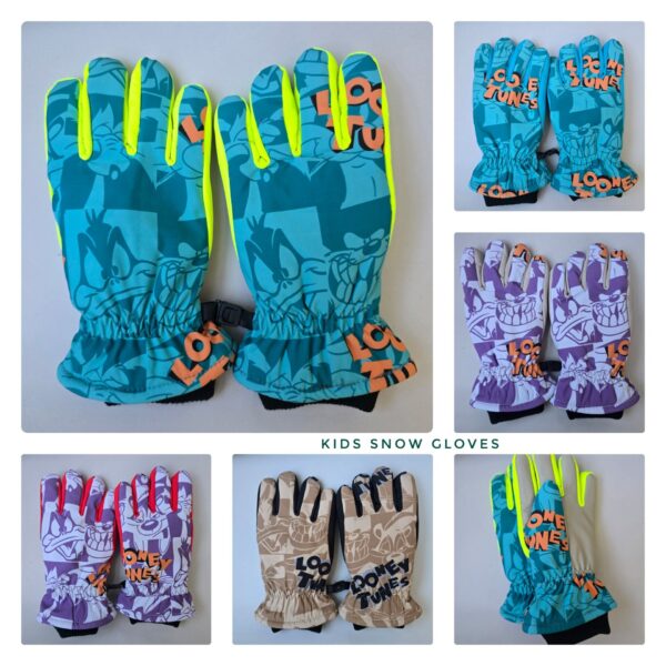 Snow Gloves: Looney (kids, 6-10 years)