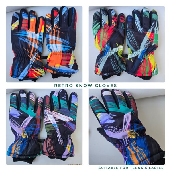A. Snow Gloves: RETRO- (Teens & Ladies)