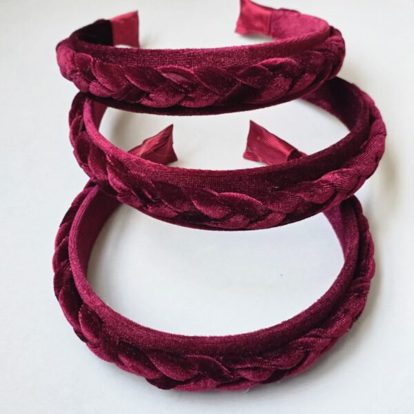 A. Braided Velvet Headbands