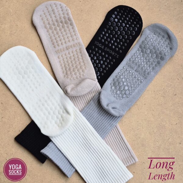 Yoga socks: long length